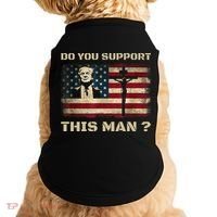 Do You Support This Man Funny Trump Doggie Tank thumb 0