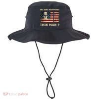 Do You Support This Man Funny Trump Bucket Hat thumb 0