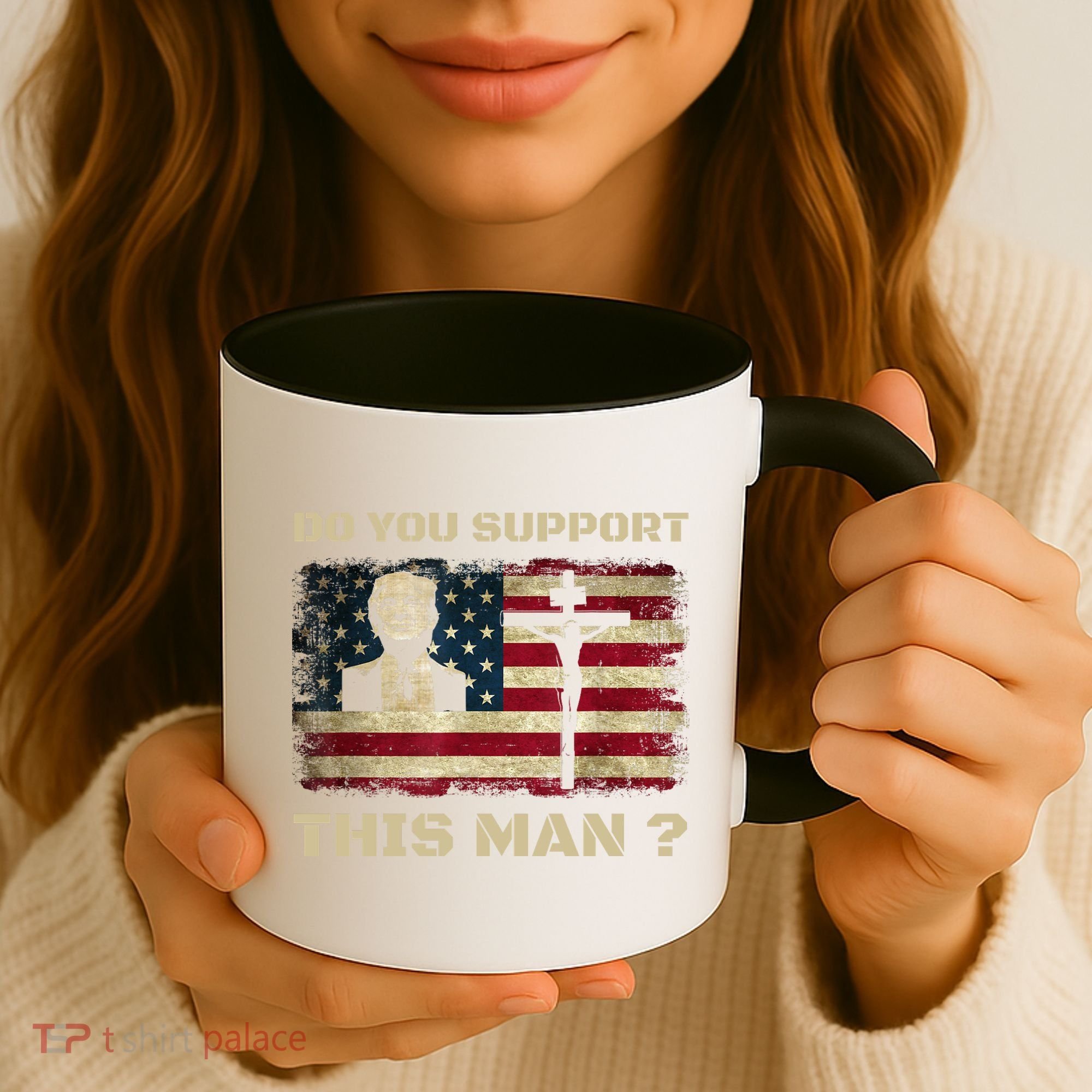 Do You Support This Man Funny Trump Coffee Mug