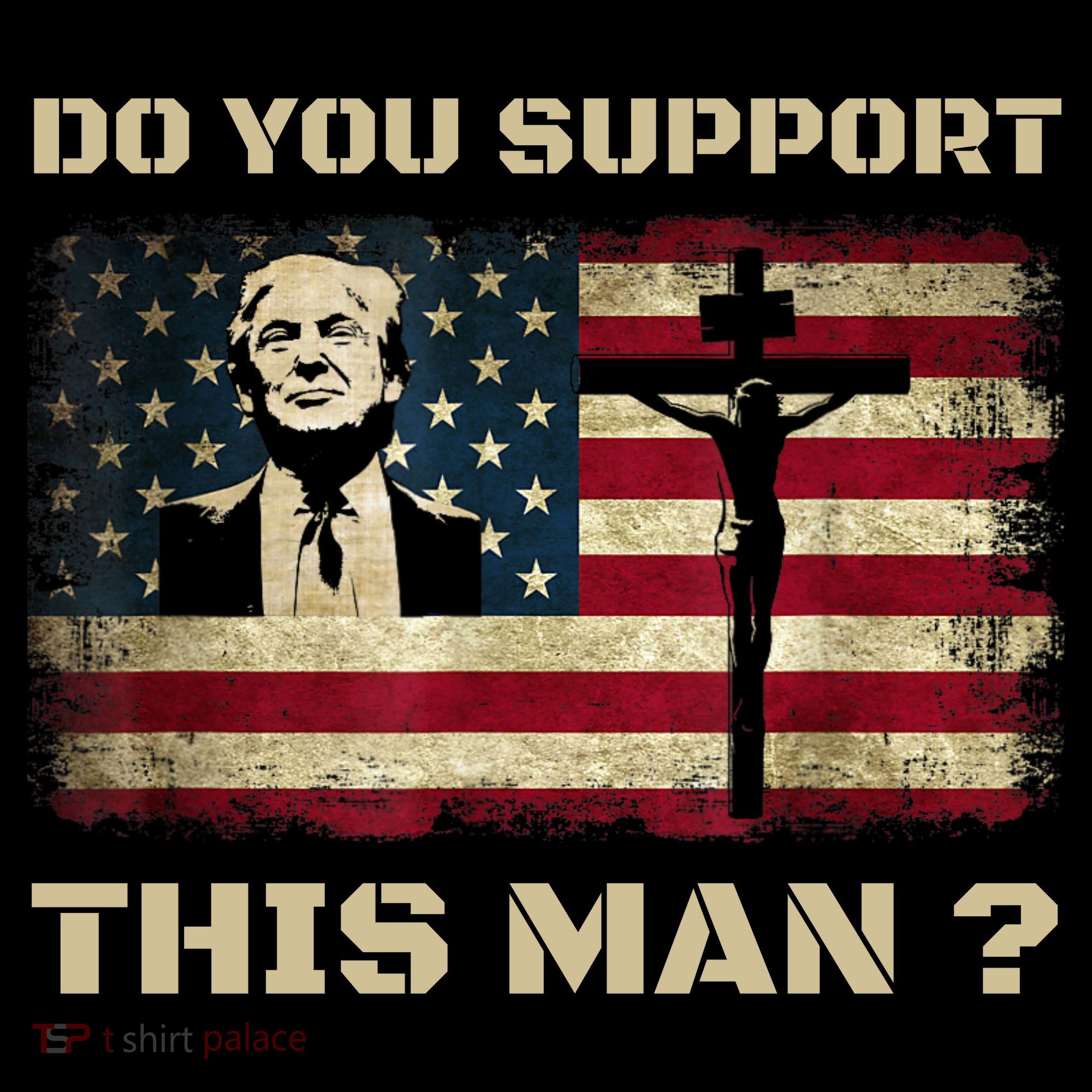 Do You Support This Man Funny Trump Ornament