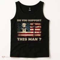Do You Support This Man Funny Trump Tank Top thumb 2