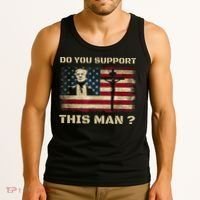 Do You Support This Man Funny Trump Tank Top thumb 3