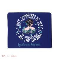 Dysautonomia Awareness I Am The Storm Mousepad thumb 0
