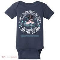 Dysautonomia Awareness I Am The Storm Baby Bodysuit thumb 0