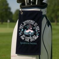 Dysautonomia Awareness I Am The Storm Golf Towel thumb 2