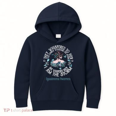 Dysautonomia Awareness I Am The Storm Kids Hoodie