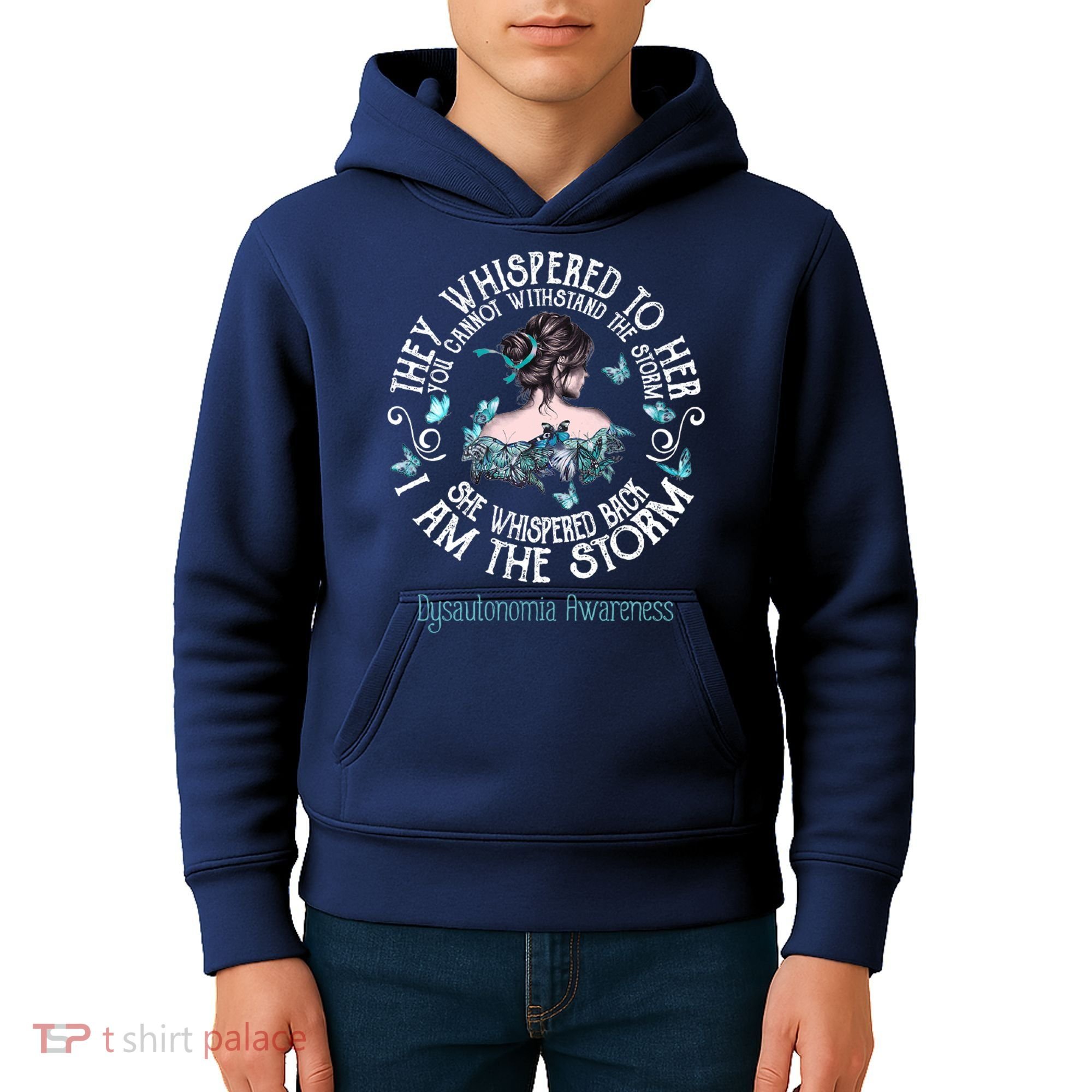 Dysautonomia Awareness I Am The Storm Kids Hoodie