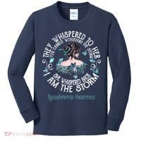 Dysautonomia Awareness I Am The Storm Kids Long Sleeve Shirt thumb 0