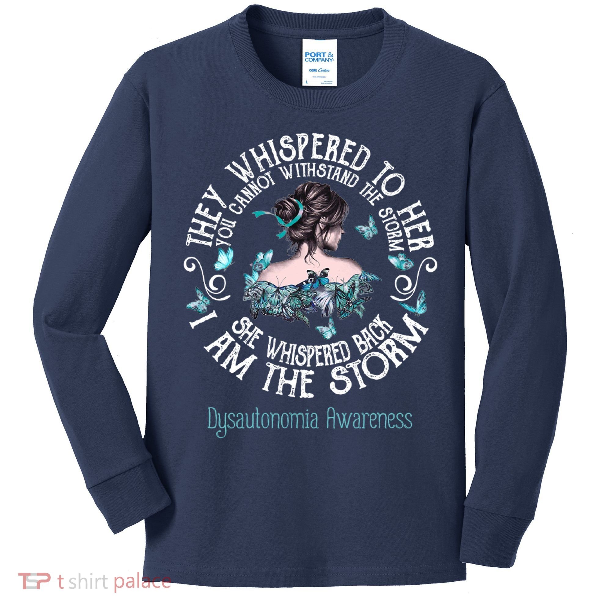 Dysautonomia Awareness I Am The Storm Kids Long Sleeve Shirt