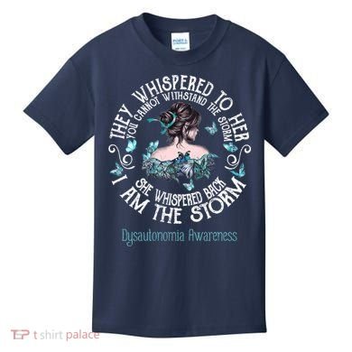 Dysautonomia Awareness I Am The Storm Kids T-Shirt