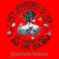 Dysautonomia Awareness I Am The Storm Santa Hat thumb 1