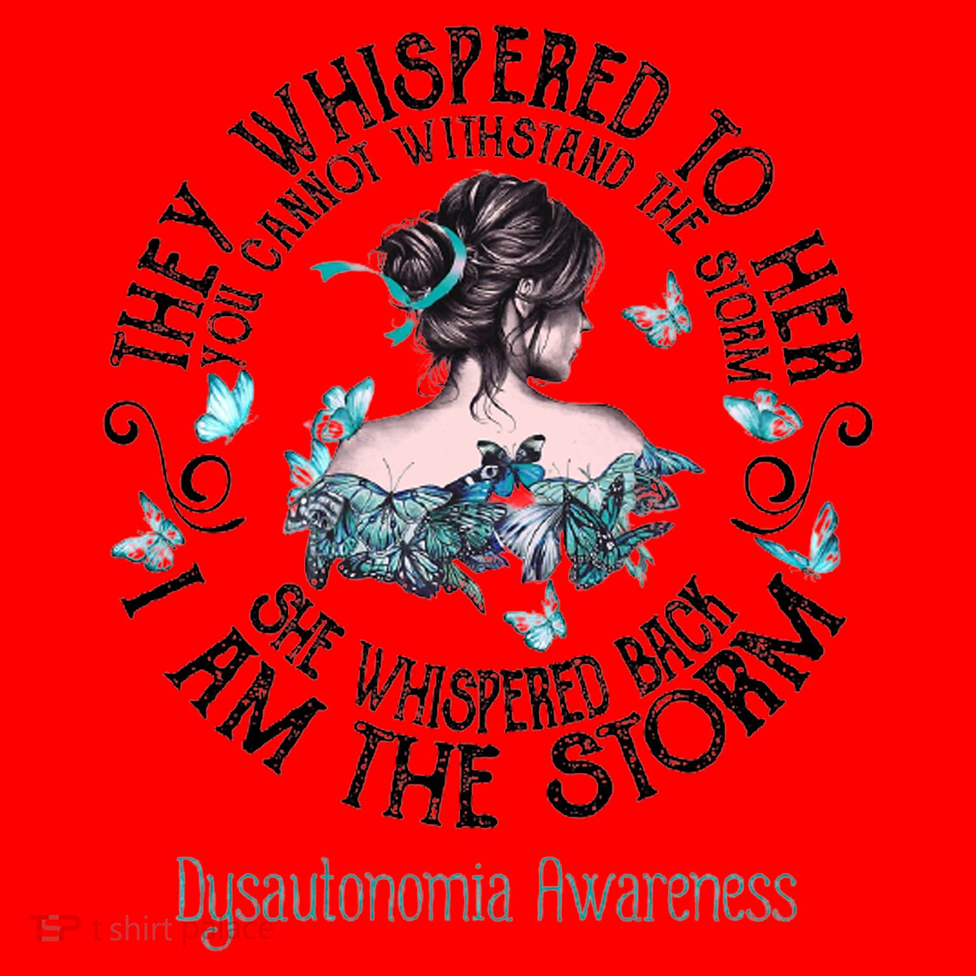 Dysautonomia Awareness I Am The Storm Santa Hat