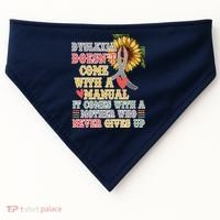 Dyslexia Doesn't Come With A Manual USA-Made Doggie Bandana thumb 0