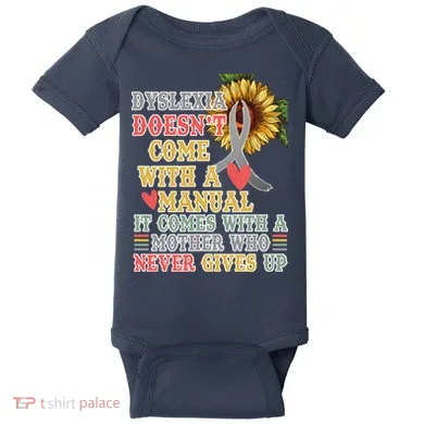 Dyslexia Doesn't Come With A Manual Baby Bodysuit