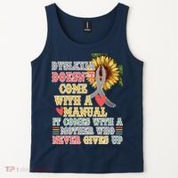 Dyslexia Doesn't Come With A Manual Tank Top thumb 2