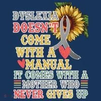 Dyslexia Doesn't Come With A Manual Golf Towel thumb 3