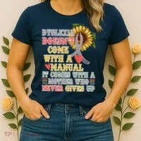 Dyslexia Doesn't Come With A Manual Women's T-Shirt thumb 2