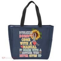 Dyslexia Doesn't Come With A Manual Tote Bag thumb 0
