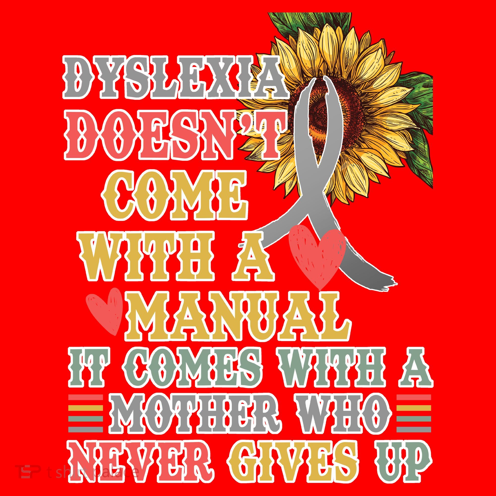 Dyslexia Doesn't Come With A Manual Santa Hat