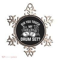 Did You Touch My Drum Set Funny Drummer Percussion Drums Ornament thumb 0