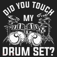 Did You Touch My Drum Set Funny Drummer Percussion Drums Hat thumb 2