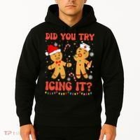 Did You Try Icing It Christmas Nurse Gingerbread  Hoodie thumb 2