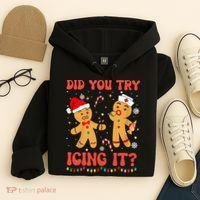 Did You Try Icing It Christmas Nurse Gingerbread  Hoodie thumb 4
