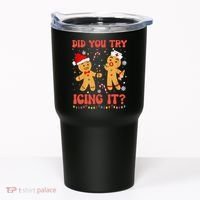 Did You Try Icing It Christmas Nurse Gingerbread  Tumbler thumb 0