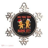 Did You Try Icing It Christmas Nurse Gingerbread  Ornament thumb 0