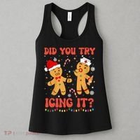 Did You Try Icing It Christmas Nurse Gingerbread  Women's Tank Top thumb 3