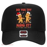 Did You Try Icing It Christmas Nurse Gingerbread  Hat thumb 0