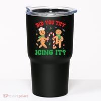 Did You Try Icing It Retro Christmas Gingerbread Nurse Squad Tumbler thumb 0