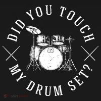 Did You Touch My Drum Set Funny Visor thumb 3
