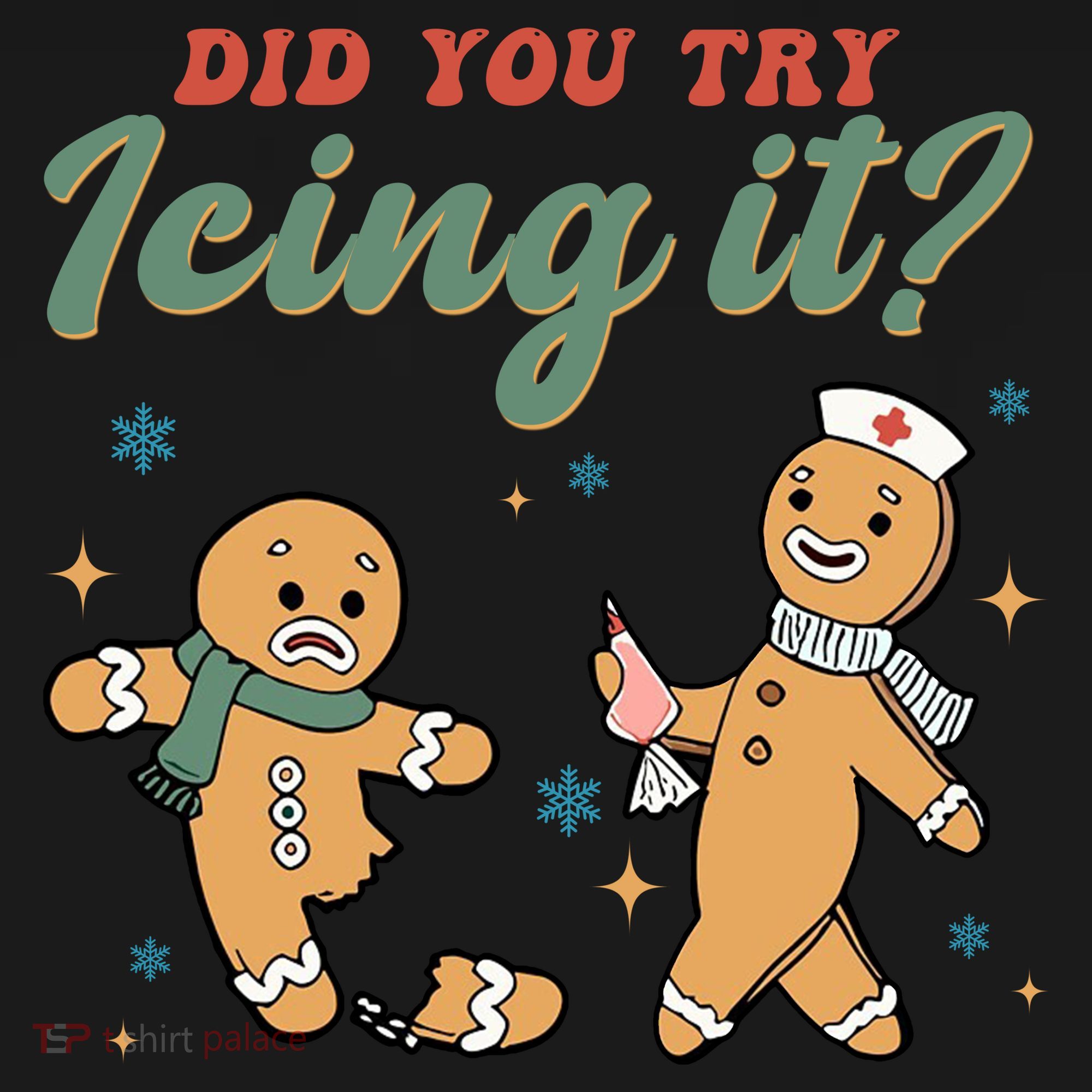 Did You Try Icing It Funny Gingerbread Funny Christmas Tote Bag