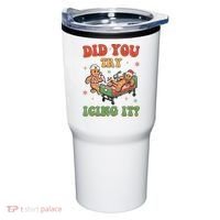 Did You Try Icing It Gingerbread Nurse Funny Christmas Tumbler thumb 0