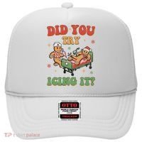 Did You Try Icing It Gingerbread Nurse Funny Christmas Hat thumb 0