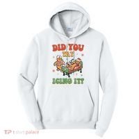 Did You Try Icing It Gingerbread Nurse Funny Christmas Tall Hoodie thumb 0