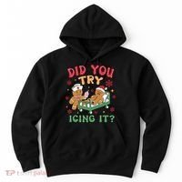 Did You Try Icing It Cute Christmas Hoodie thumb 0