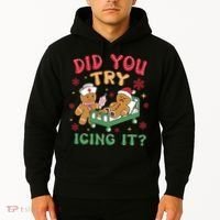 Did You Try Icing It Cute Christmas Hoodie thumb 2