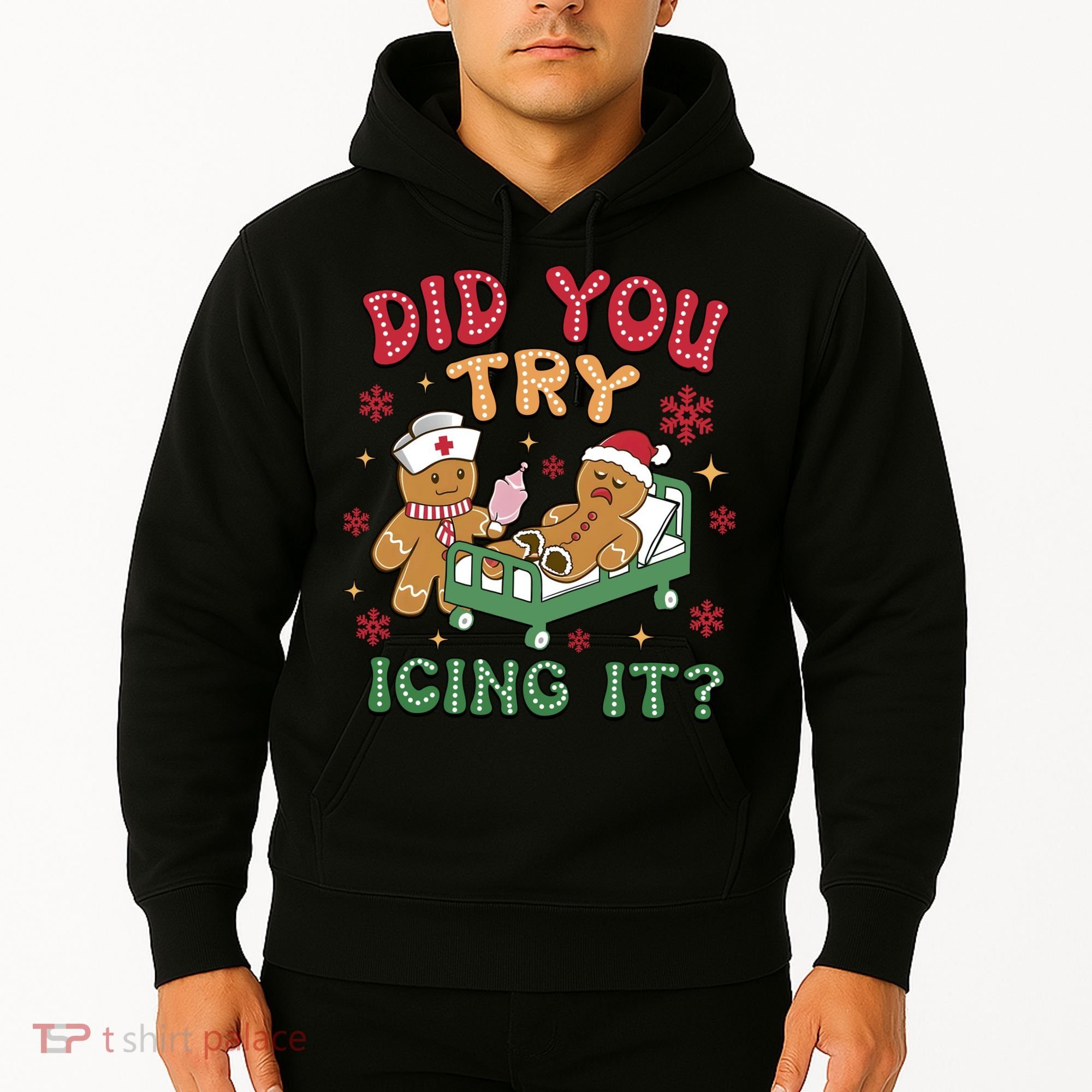 Did You Try Icing It Cute Christmas Hoodie