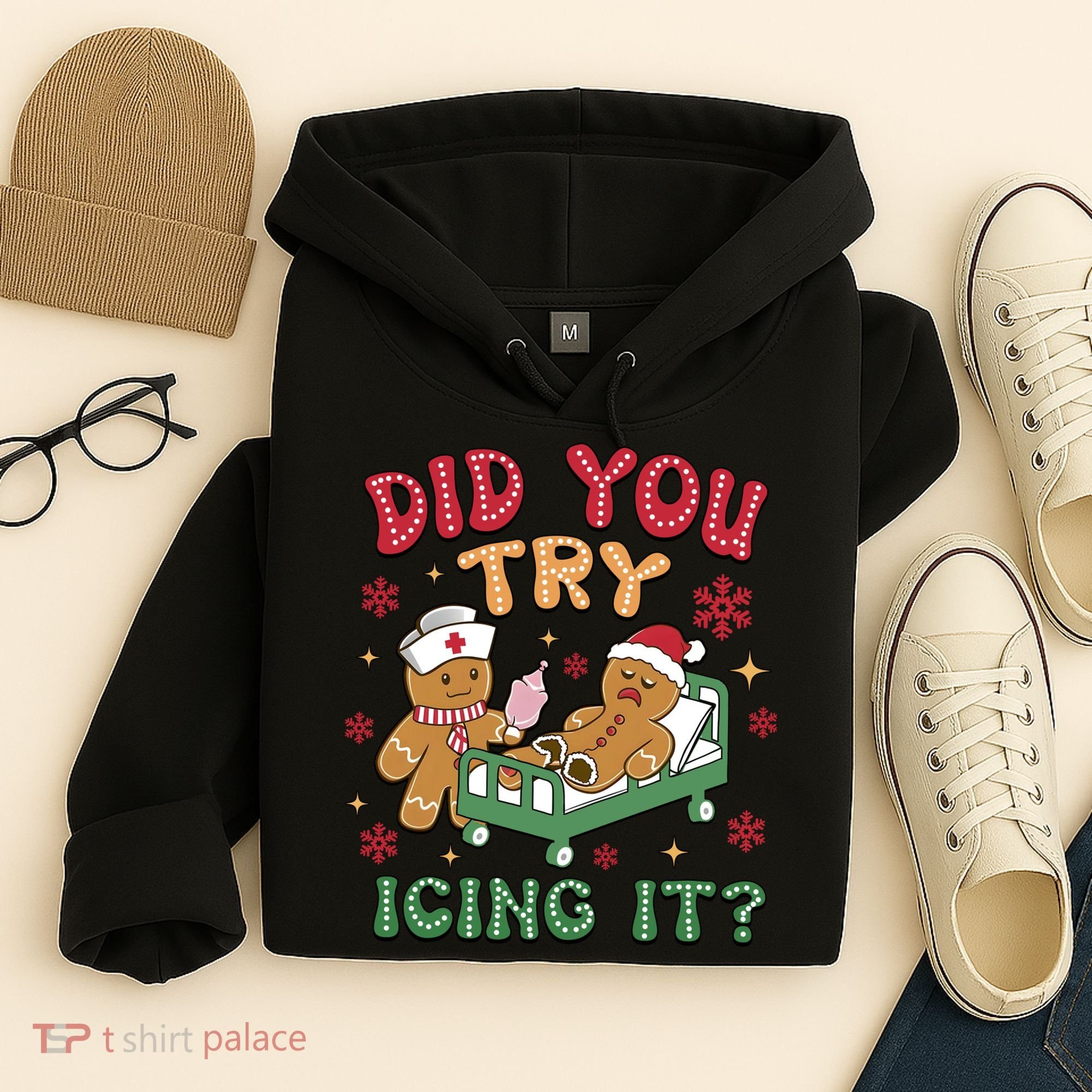 Did You Try Icing It Cute Christmas Hoodie