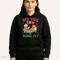 Did You Try Icing It Cute Christmas Hoodie thumb 5