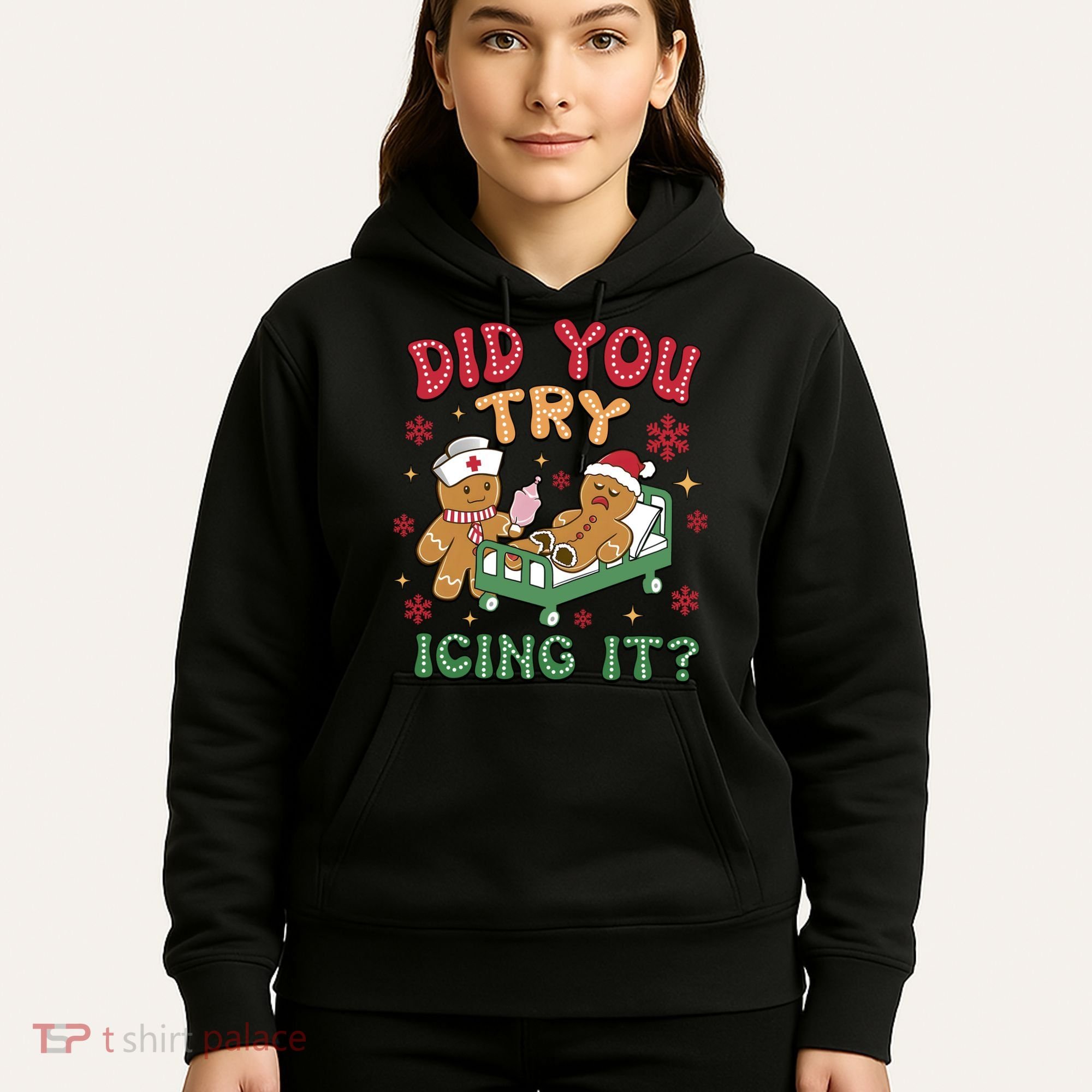 Did You Try Icing It Cute Christmas Hoodie
