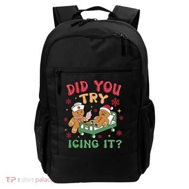 Did You Try Icing It Cute Christmas Backpack
