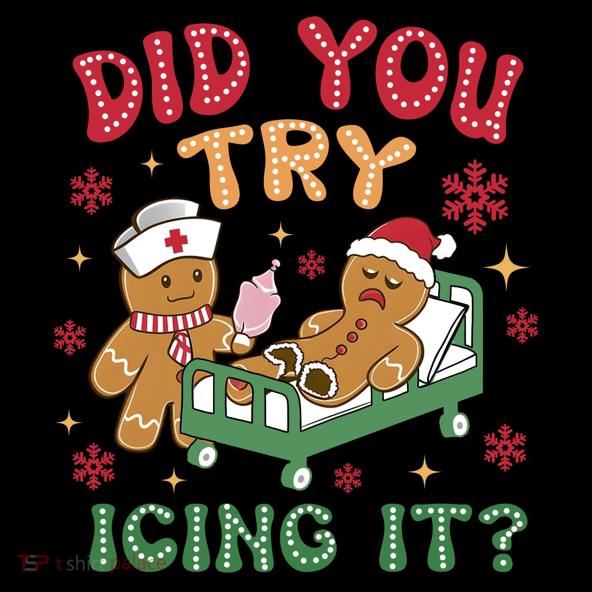Did You Try Icing It Cute Christmas Women's Hoodie