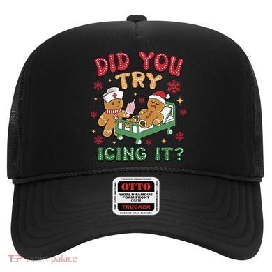 Did You Try Icing It Cute Christmas Hat