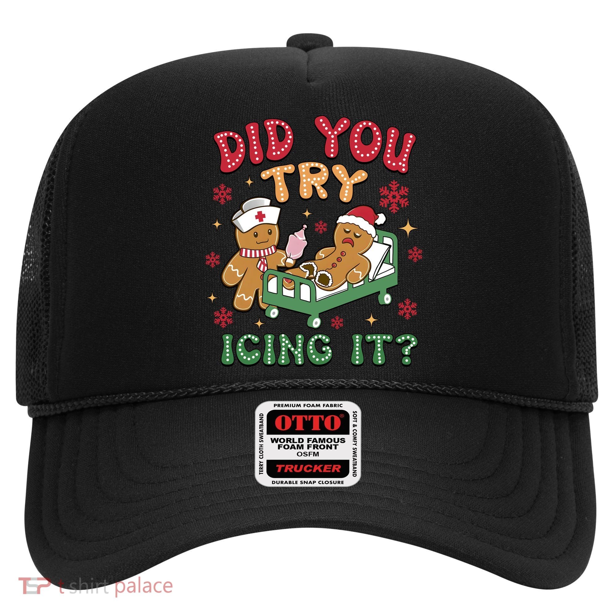 Did You Try Icing It Cute Christmas Hat