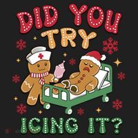 Did You Try Icing It Cute Christmas Hat thumb 2
