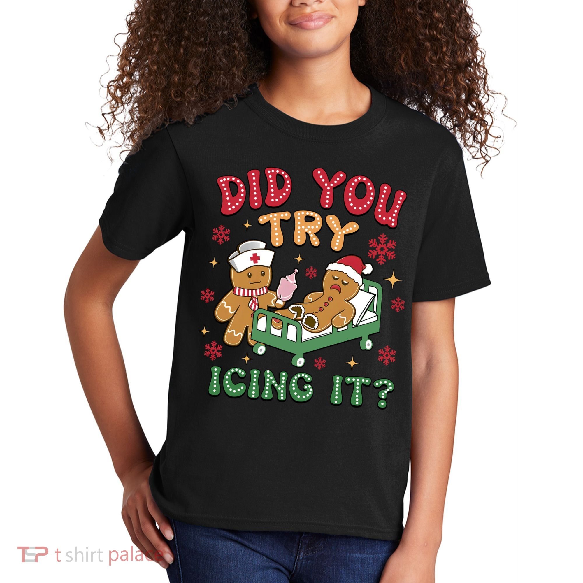 Did You Try Icing It Cute Christmas Kids T-Shirt