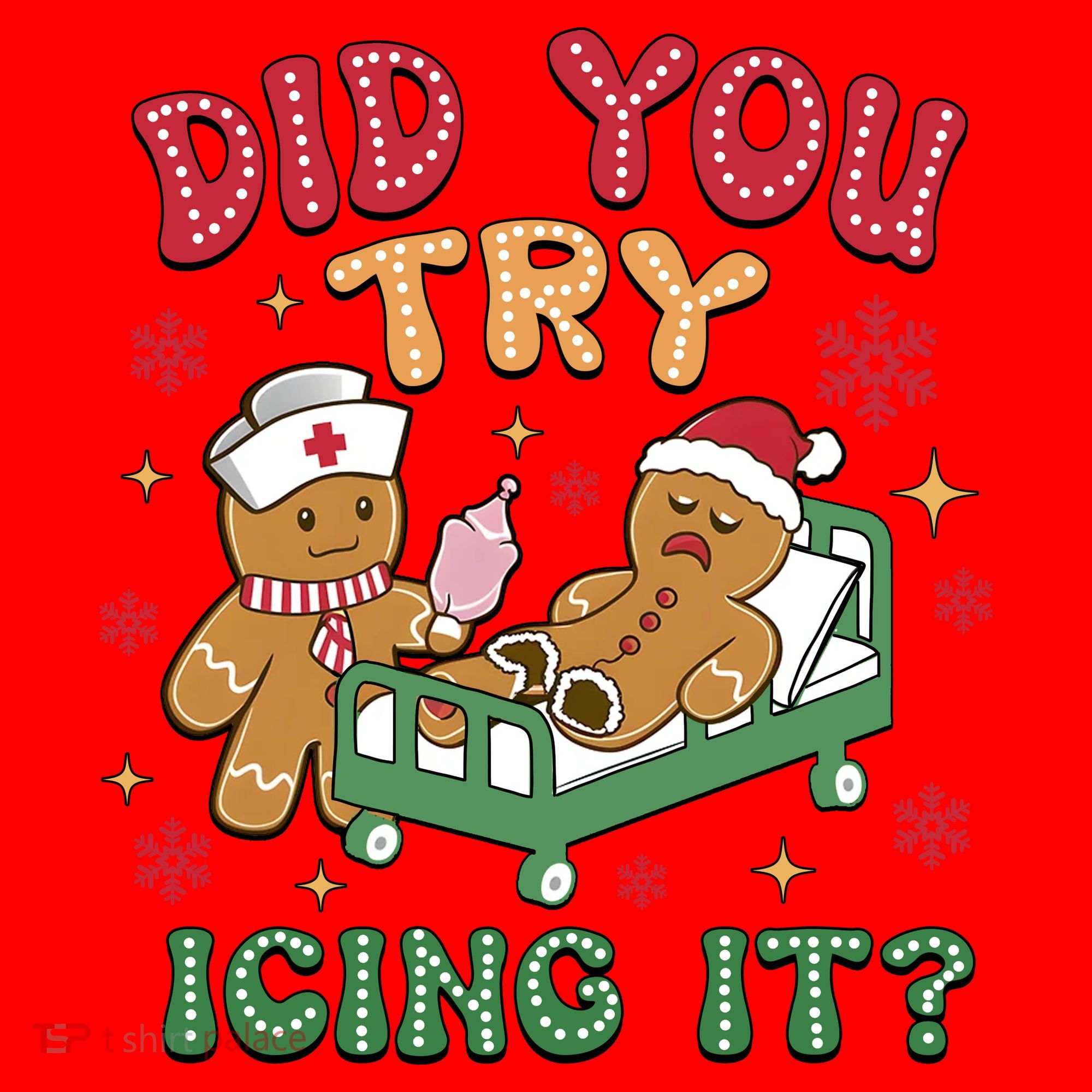 Did You Try Icing It Cute Christmas Santa Hat